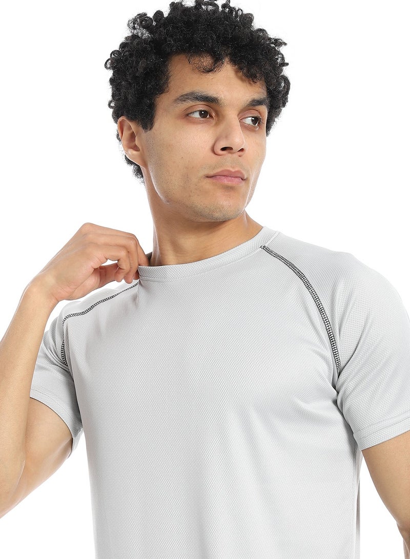Caesar Mens sport T-Shirt with Round neck  - Image 5