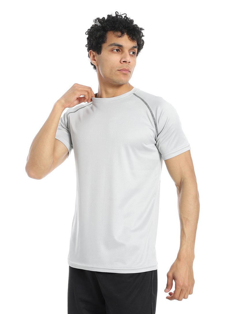 Caesar Mens sport T-Shirt with Round neck  - Image 3