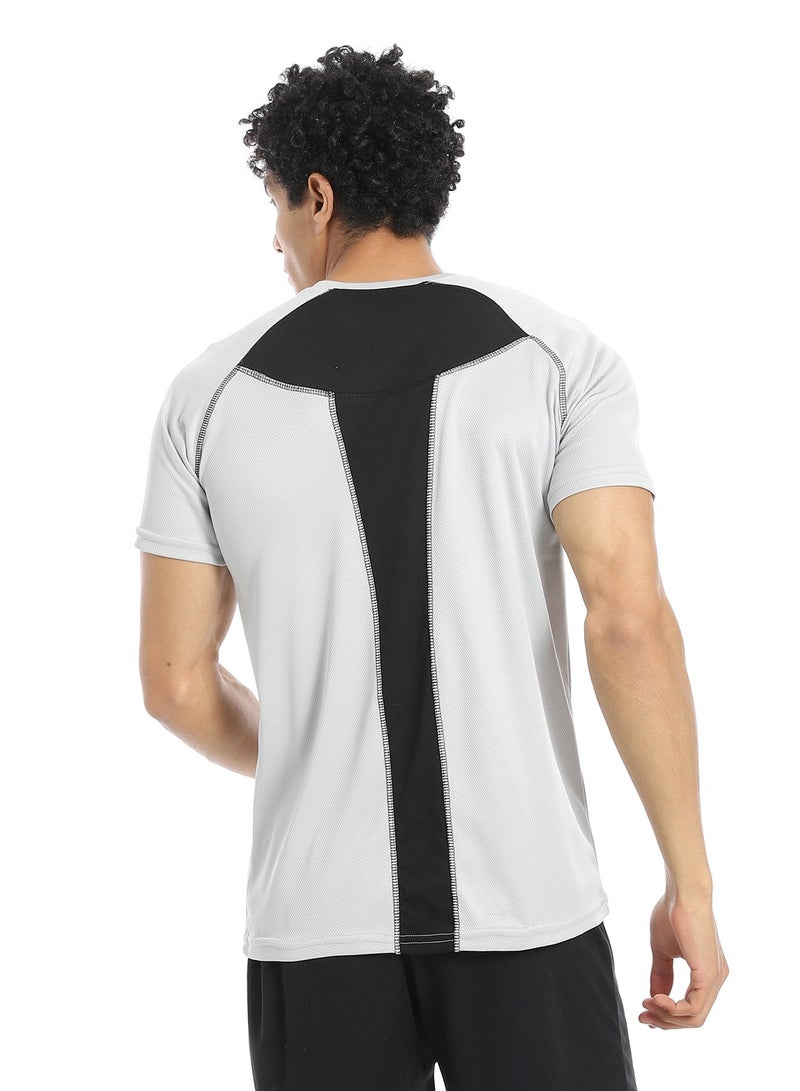 Caesar Mens sport T-Shirt with Round neck  - Image 4