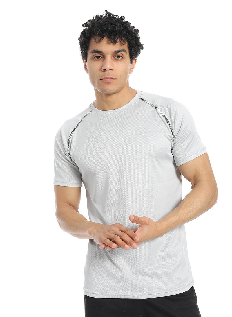 Caesar Mens sport T-Shirt with Round neck  - Image 2
