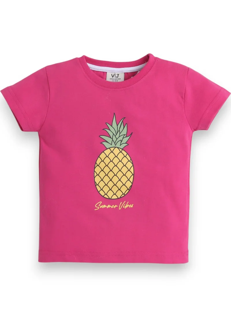 victor and jane Victor and Jane - Printed T-shirt and Pyjama Set