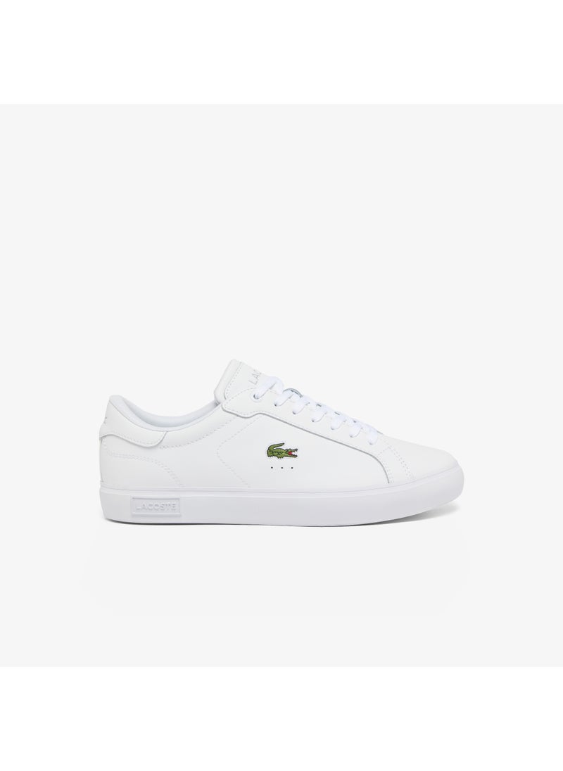 LACOSTE - Powerscourt Lace Up Vulcanized Sneakers - Image 1
