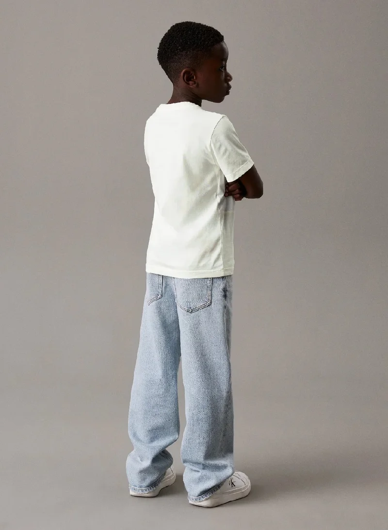 كالفن كلاين جينز طقم من 2 تيشيرت