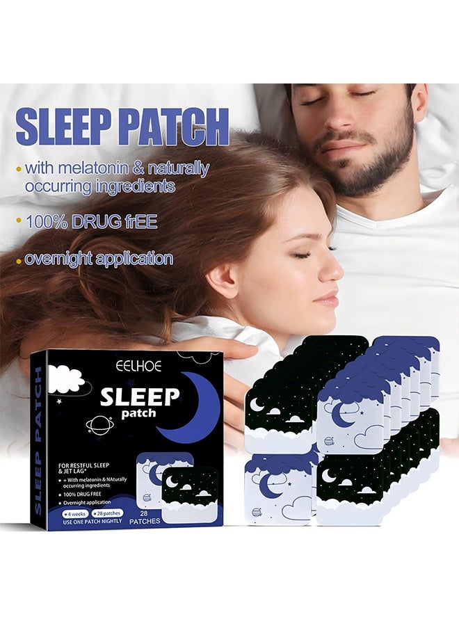 إيلهو لاصقة النوم، سهلة التطبيق ومريحة، لاصقات مساعدة على النوم 28 لاصقة، مكونات عالية الجودة، للرجال والنساء - Image 4