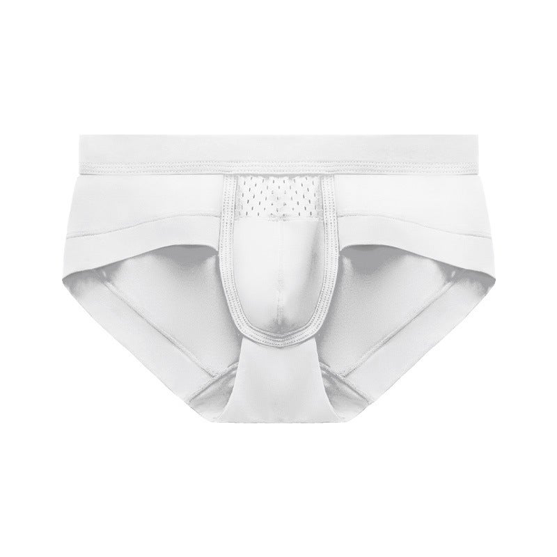 Mens U-Pouch Briefs Breathable Comfort Anti-Bacterial Grey  - Image 2