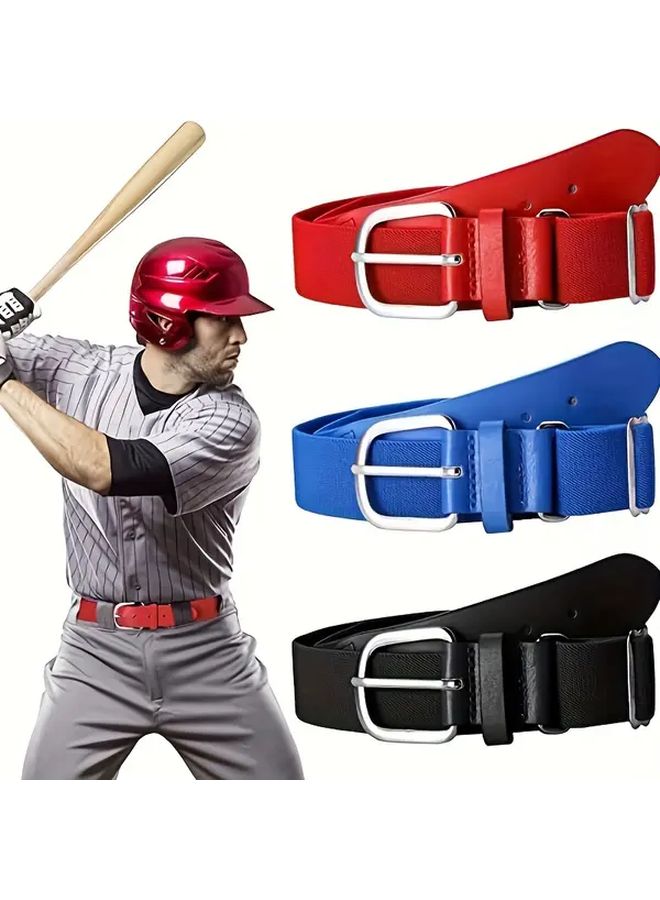White Custom Multi Color Baseball Belt For Outdoor Sports - Image 4