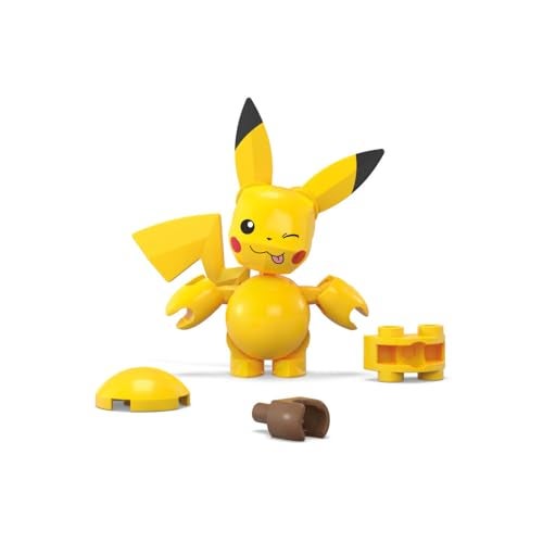 Mega Brands MEGA Pokémon Construction Toy Pokémon Evergreen Pikachu Ball for Kids Ages 6 and Up - Image 4