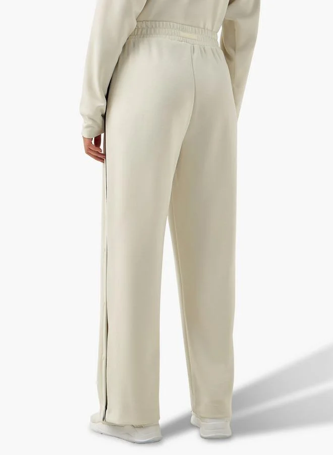 Splash Active  Women Regular Fit Joggers with Button Detail for Women | Best Price UAE