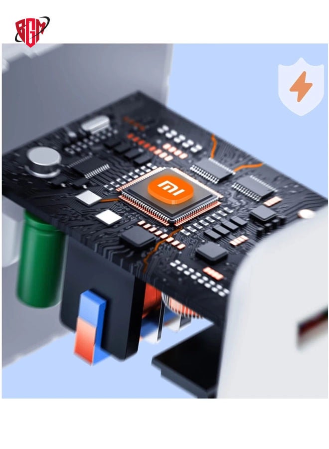BGM "Original Xiaomi 67W USB Wall Charger â€“ Fast Charging with USB to USB-C Cable Included, Compact & Reliable" - Image 3