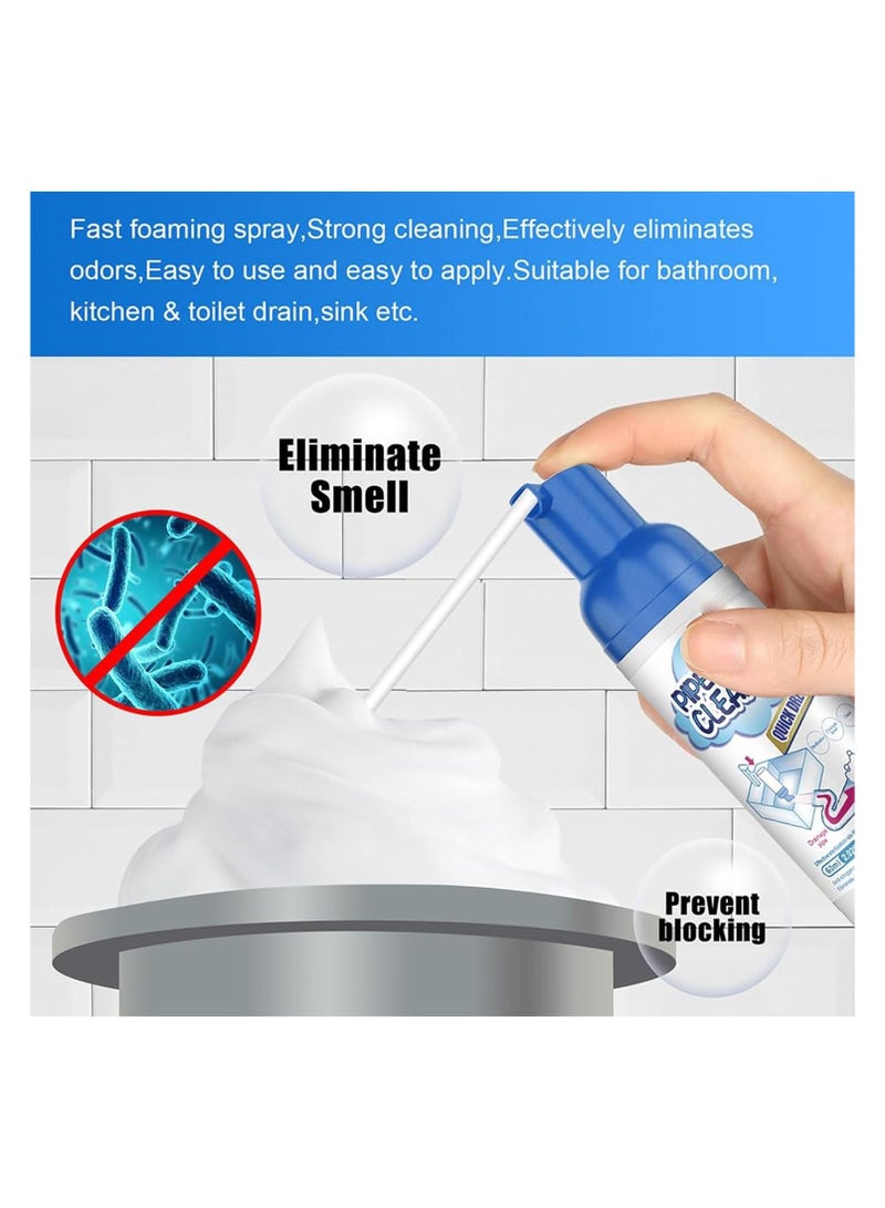 3 pack Powerful Foam Drain Cleaner – Fast-Acting Sink & Drain Unclogged  Toilet, Bathroom, Tub, Pipe Cleaner Long-Lasting Fragrance & Deodorize  - Image 5
