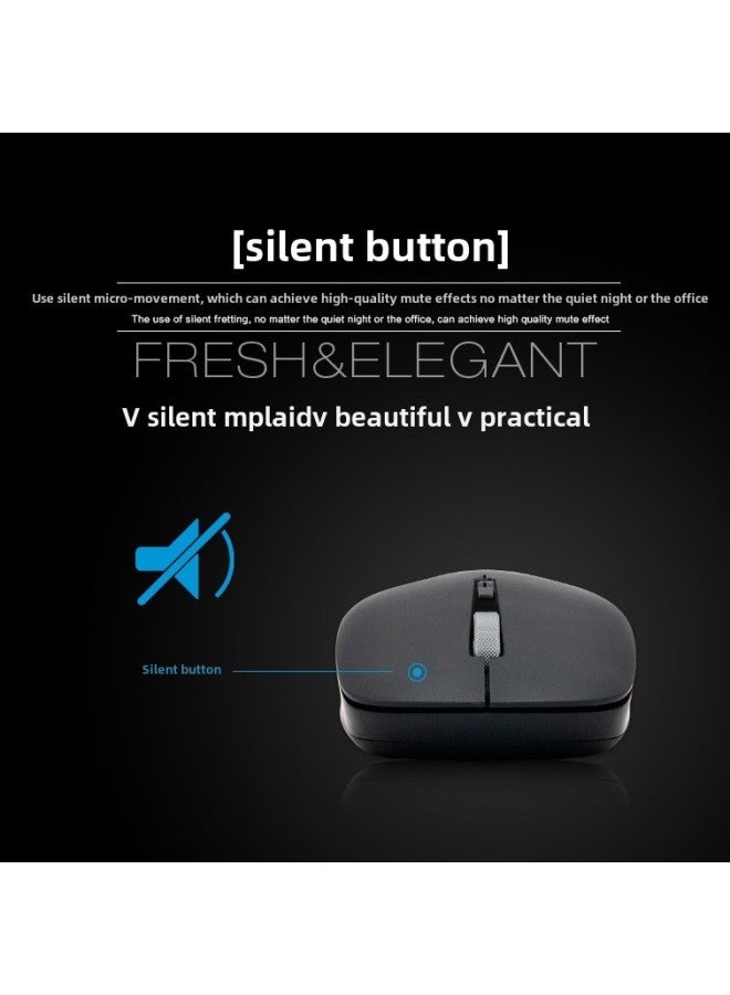 Quiet Cute Bluetooth Special Laptop For Girls Office Wireless Mouse Dual-mode Rechargeable-Specification:Milk Tea Color  - Image 5