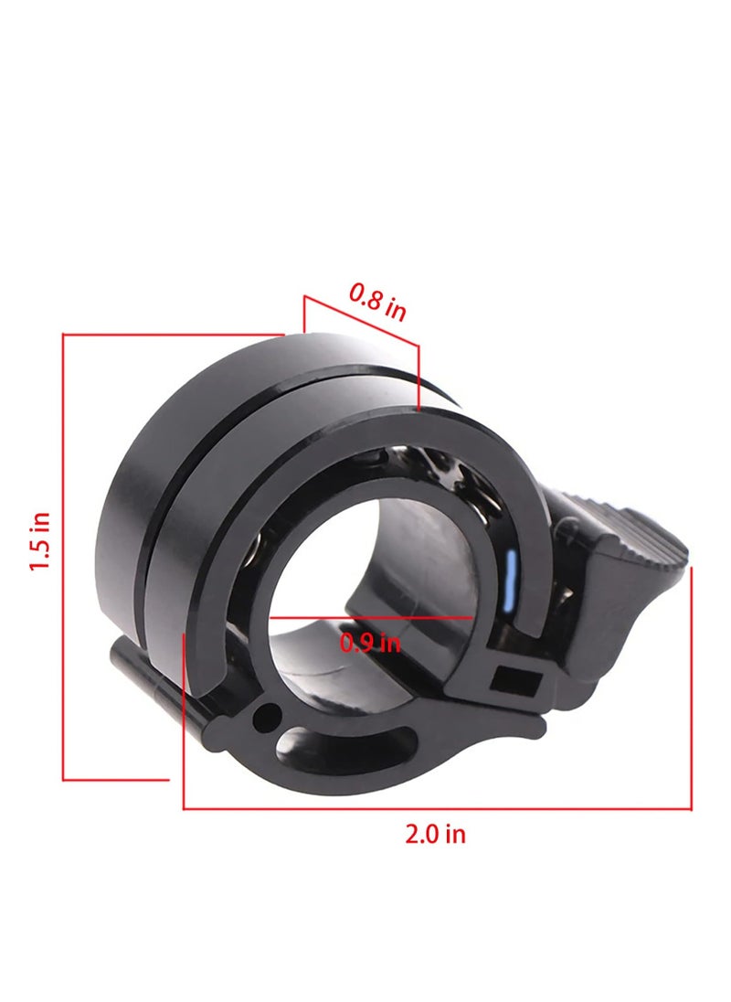 Oasisgalore Dual Bicycle Bell, Loud & Clear Sound, Fits 22mm Handlebars, for Adults & Kids Bike Accessories  - Image 2