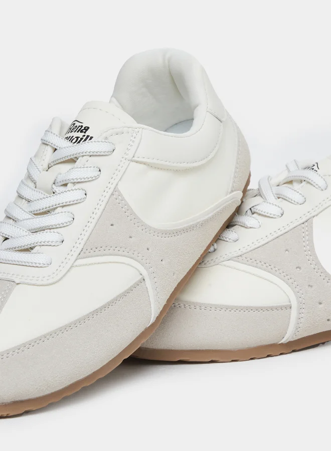 Styli Styli Dual Tone Lace Up Sneakers