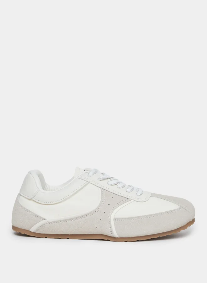 Styli Styli Dual Tone Lace Up Sneakers