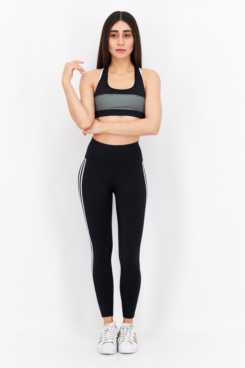 Adidas ليغينغز تدريب رياضية للنساء، سوداء - Image 4