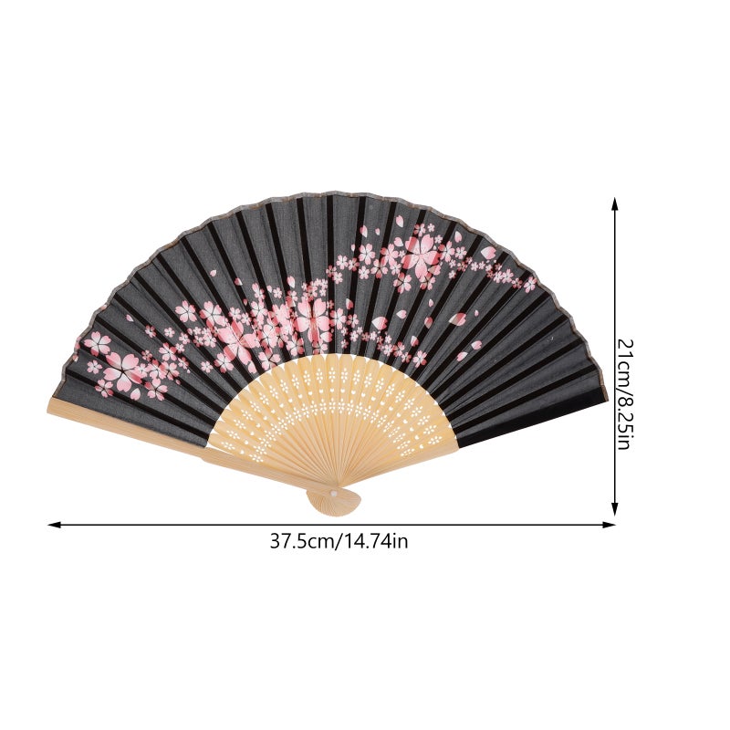 Japanese Style Fan Wedding Bridal Decorative Folding Fan for Birthday Banquet - Image 4