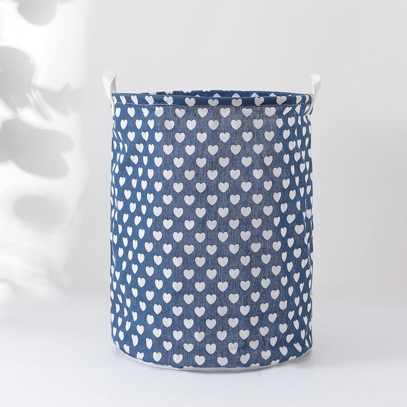 Kuber Industries Laundry Basket For Clothes|Foldable Laundry Hamper|Basket For Toys, Dirty clothes, Storage "45 LTR" (Blue) - Image 2