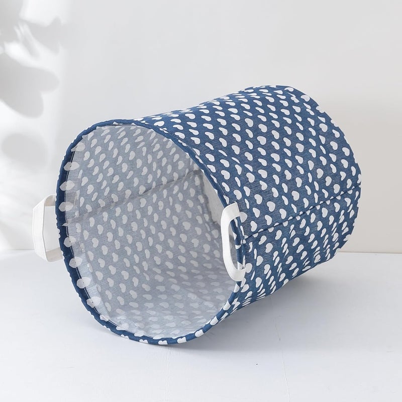 Kuber Industries Laundry Basket For Clothes|Foldable Laundry Hamper|Basket For Toys, Dirty clothes, Storage "45 LTR" (Blue) - Image 3