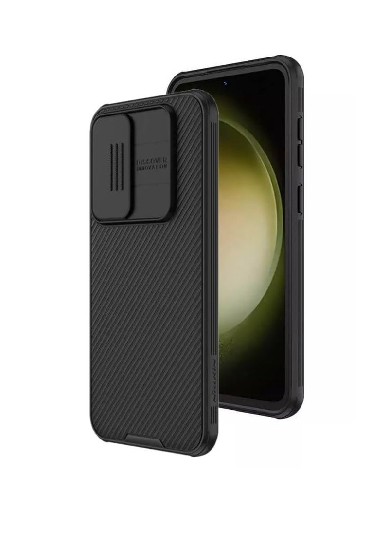 General Case for Samsung Galaxy S23 FE CamShield case Protective Cover with Camera Protector Hard PC Ultra Thin Anti-Scratch Phone Black Case For Samsung Galaxy S23 FE Black (Black)  - Image 1