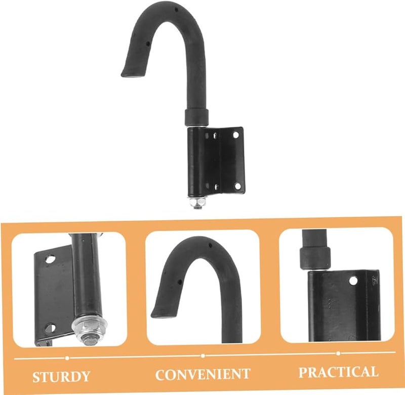 2 Pcs Heavy Duty Ladder Hooks for Roof Stabilization and Secure Storage Accessories - Image 5