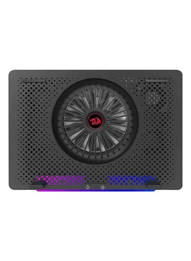 ريدراجون Gcp500 Ivy Gaming Laptop Rgb Cooling Pad - 5 مراوح هادئة -12-15.6 بوصة - 2*Usb - Image 1