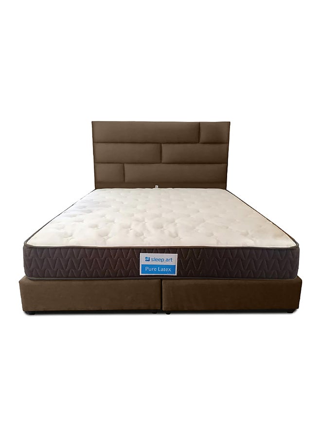 Mervana Custom Luxury Bed .  Elegant Design & Durable Wood . Multiple Colors . Made in Saudi Arabia - 200×200×145