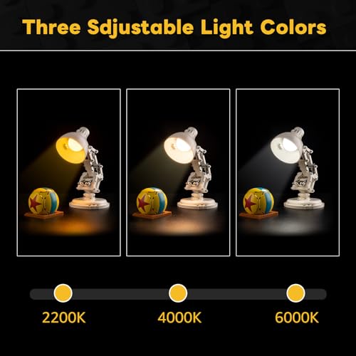 Kyglaring مجموعة إضاءة LED من كيغلارين متوافقة مع ليغو بيكسار لوكسو جونيور 21357 كتل البناء مع تحكم باللمس محدث وإضاءة ملحقات لمجموعة نموذج مصباح ليغو فقط - Image 5