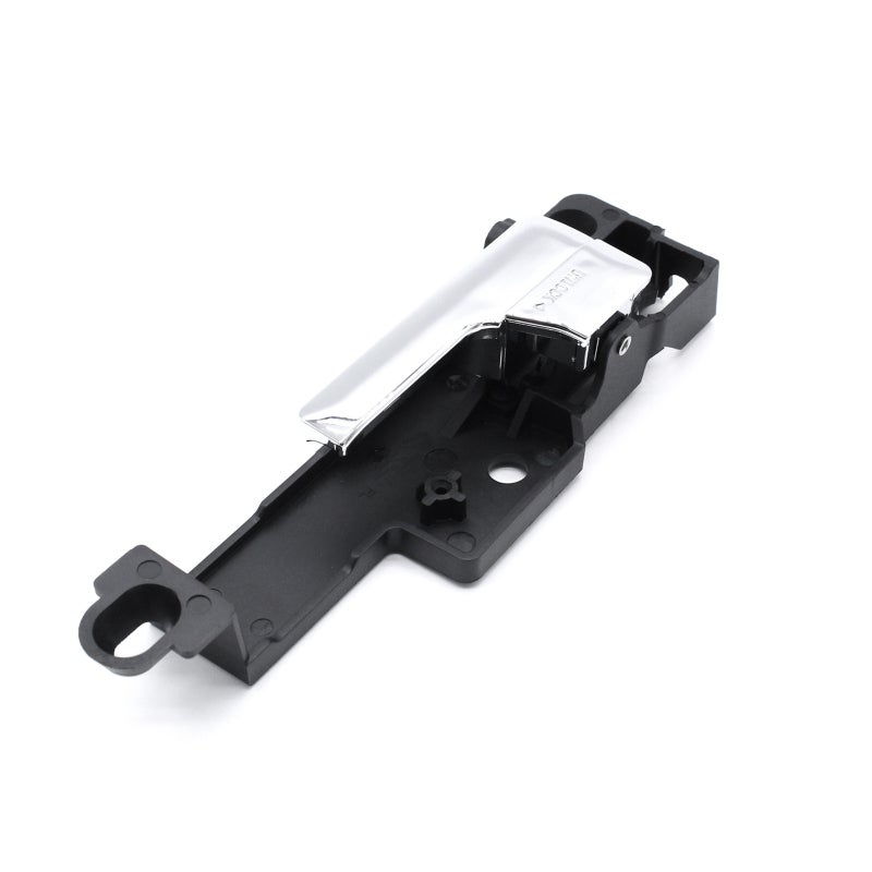 Interior Door Handle: Silver Black Chrome Steel - Corrosion Resistant Long Lasting Easy No-Drill Installation for Ford Fusion Milan Zephyr MKZ Automotive Replacement - Image 2
