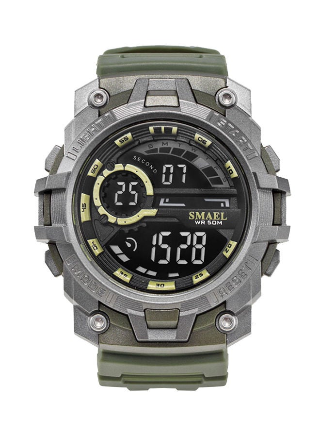 NIBEMINENT unisex Water Resistant Rubber Digital Watch 1701