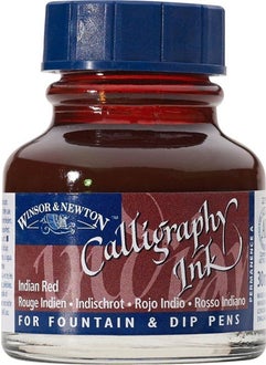 Winsor Newton Calligraphy Ink Calligraphy Ink 30 ml. 317 Indian Red 