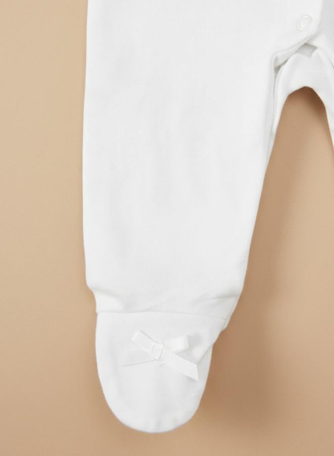 Luna & Lily 2 Piece - Button-Up Sleepsuit With Headband Set - Image 3