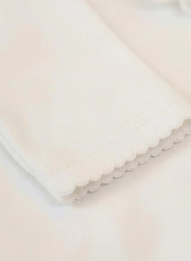 Luna & Lily 2 Piece - Button-Up Sleepsuit with Headband Set