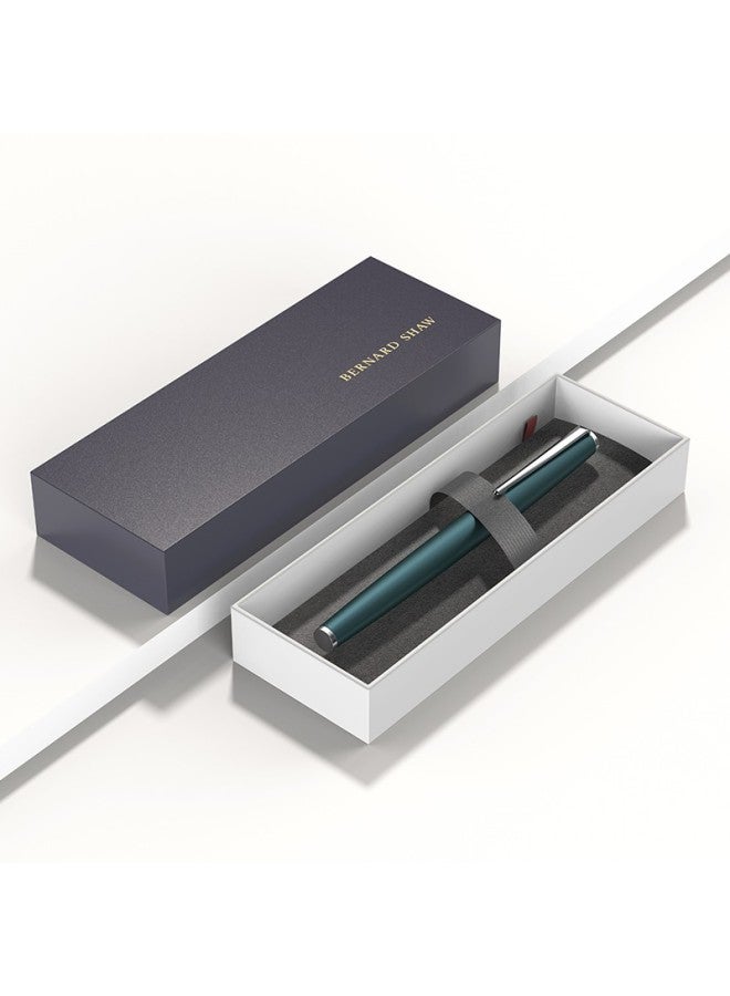 Bernard Shaw [xingyao] Fountain Pen, High-end Luxury, Moss Green, Single Pen Gift Box, Premium Business Office Signing Pen, Gift For Teachers, Women, Men, And Occasions