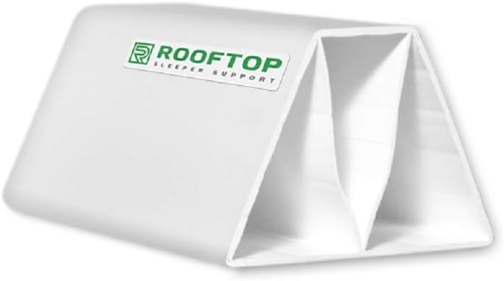 ROOFTOP SLEEPER SUPPORT Store عبوة 4 - دعم أنابيب PVC مسبقة القطع بارتفاع 6 بوصات - كتل دعم أنابيب السقف - Image 1