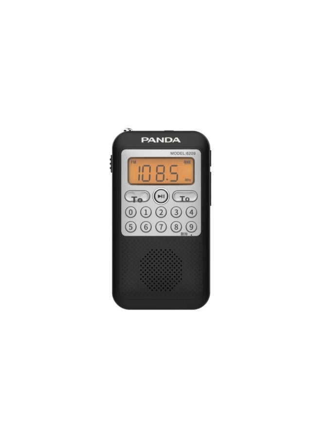 Panda 6209 Mini Radio, Full Band Portable, Card-insertable, Rechargeable, Semiconductor Stereo Broadcast For Elderly - Image 3