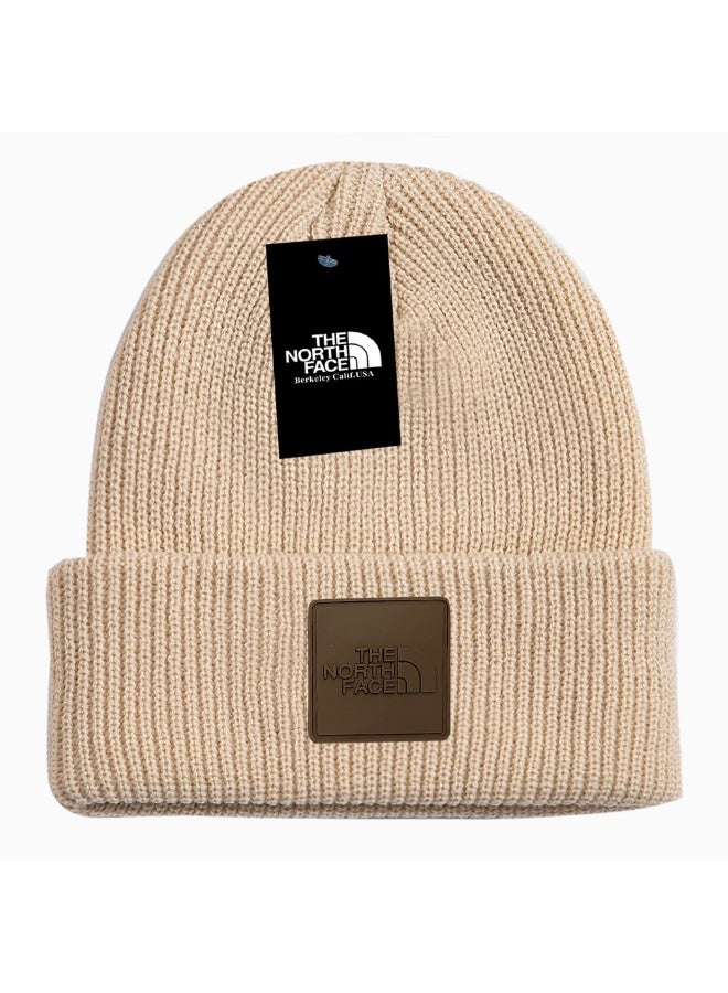 THE NORTH FACE Cozy The North Face Beige Knit Beanie – Stylish Warm Hat for Outdoor & Daily Wear 606Size