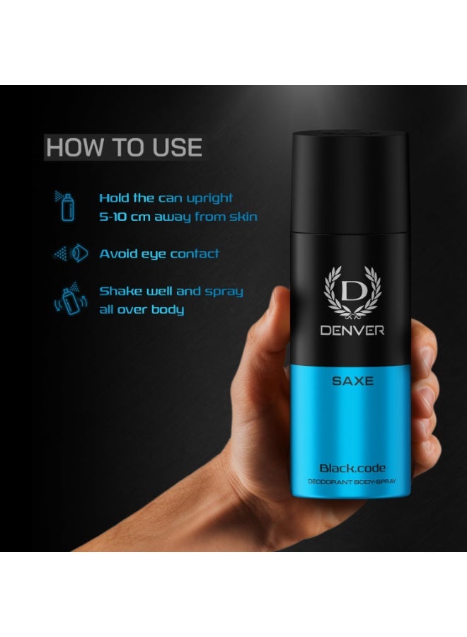 DENVER Saxe Deodorant 150ML | Long Lasting Deo for Men & Boys - Image 3