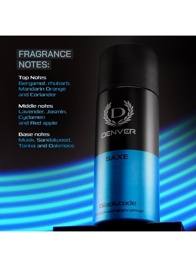DENVER Saxe Deodorant 150ML | Long Lasting Deo for Men & Boys - Image 5