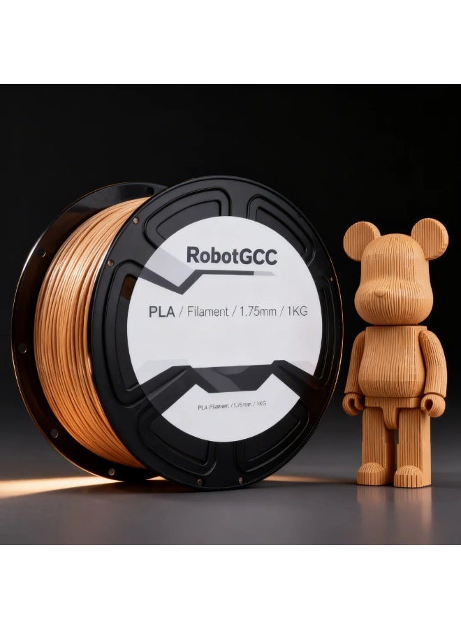 robotgcc Silk Skin Tone PLA 1.75mm 3D Printer Filament 1KG, Glossy Silk Finish PLA Filament, Smooth Extrusion, Low Warping, High Precision ±0.05mm, Easy Print Material for FDM 3D Printers, Ideal for Models, Figurines, Prototyping - Image 2