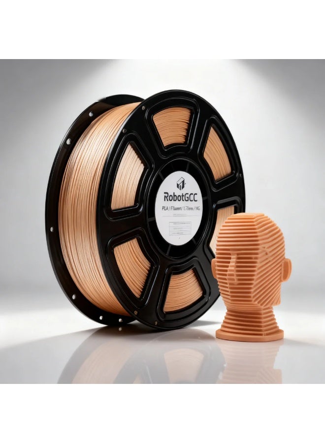robotgcc Silk Skin Tone PLA 1.75mm 3D Printer Filament 1KG, Glossy Silk Finish PLA Filament, Smooth Extrusion, Low Warping, High Precision ±0.05mm, Easy Print Material for FDM 3D Printers, Ideal for Models, Figurines, Prototyping - Image 3