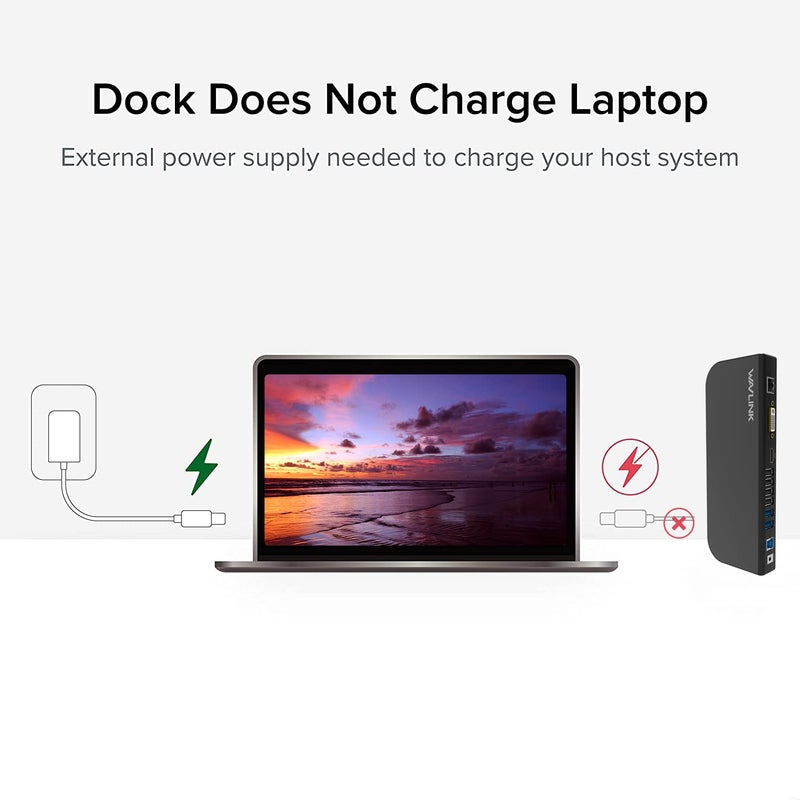 واف لينك Wavlink UG39DK1 Black Dual 2K USB 3.0 Universal Docking Station, Black | WL-UG39DK1 - Image 5