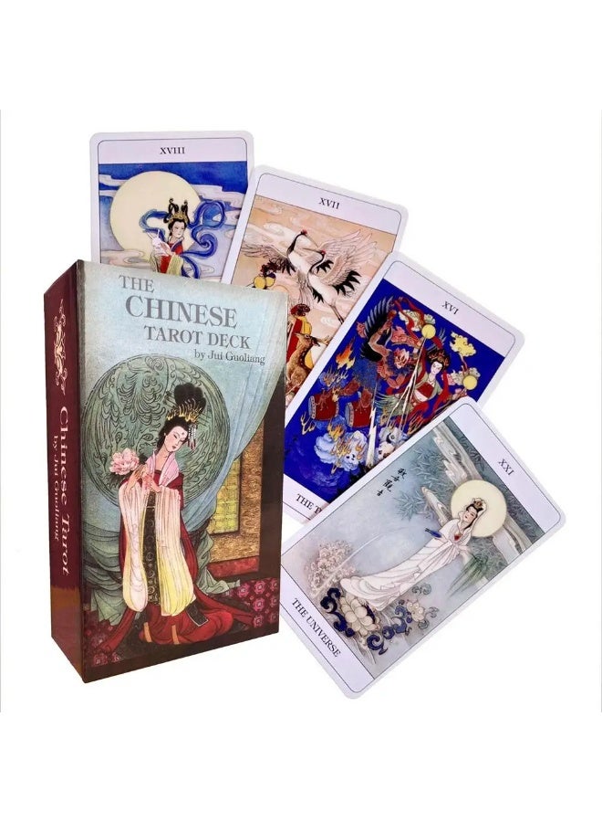NIBEMINENT Chinese Tarot card game, Tarot card set, Faith card game, suitable for adult entertainment games, party supplies for adults, birthday gift for fate divination - Image 3