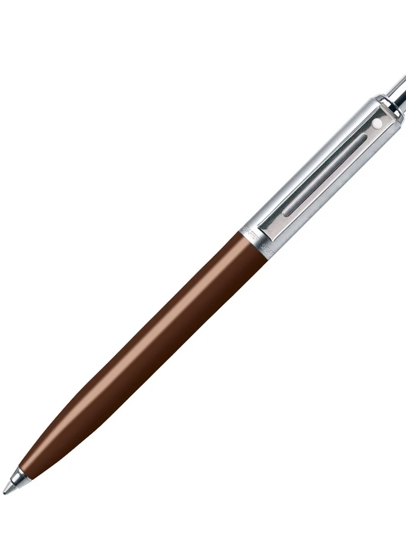 Sheaffer Sheaffer® Sentinel Coffee Bean / Brown and Chrome Ballpoint Pen With Chrome Trims