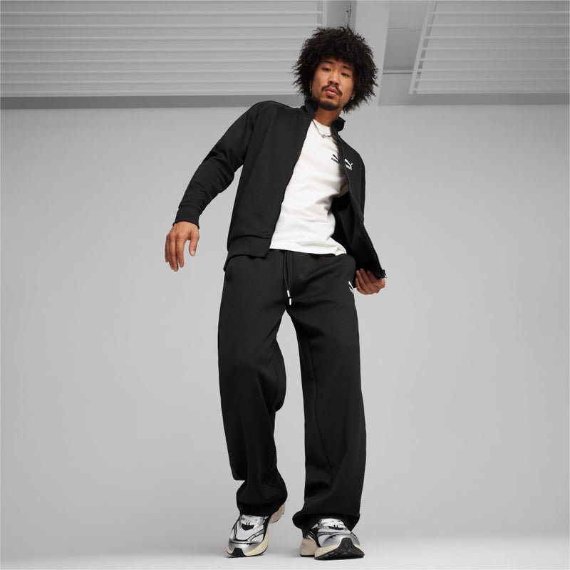 PUMA T7 Mens Black Track Jacket - Image 2