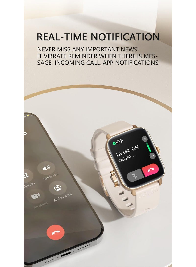 COLMI P28Plus Smart Watch - Sports Heart Rate Monitor, Step Counter, IP67 Water Resistant, Full Screen Smart Watch - Image 2