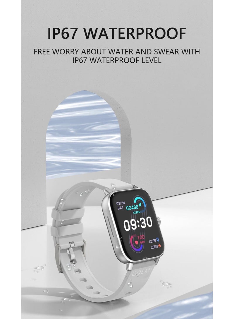 COLMI P28Plus Smart Watch - Sports Heart Rate Monitor, Step Counter, IP67 Water Resistant, Full Screen Smart Watch - Image 3