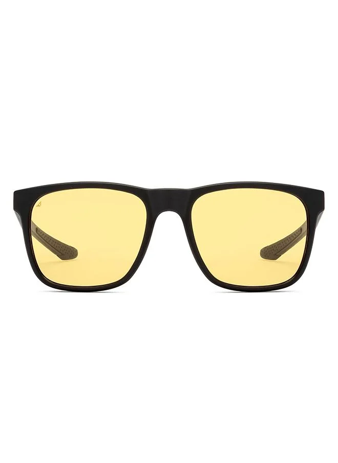 VINCENT CHASE Night Riding Sunglasses With Light Glare Reduction Technology Full Rim Square 100% UV Protected VC S16955
