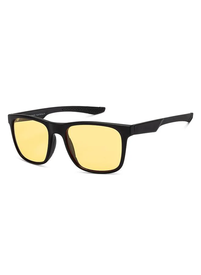 VINCENT CHASE Night Riding Sunglasses With Light Glare Reduction Technology Full Rim Square 100% UV Protected VC S16955
