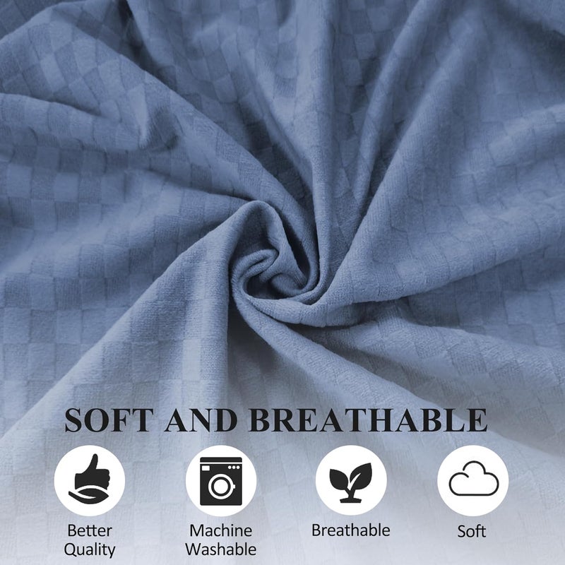 Jacobable Bed Wedge Pillow for Side Sleepers, Body Position Wedges, Side Wedge Pillow for Sleeping Back Positioning Elevation Pillow for Bed Sores Elder and Pregnant Woman (Light Blue) - Image 4