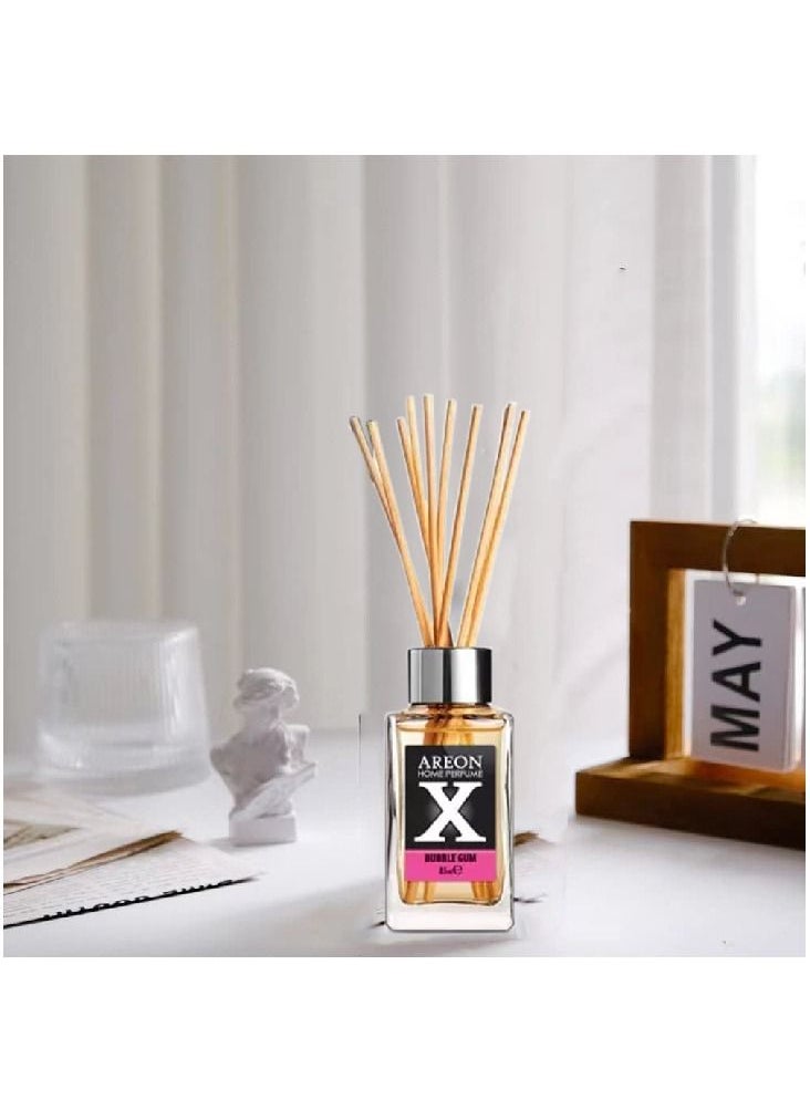 Areon - Home Luxury Perfume Reed Diffuser 10 Rattan Reeds Bubble Gum - Image 1